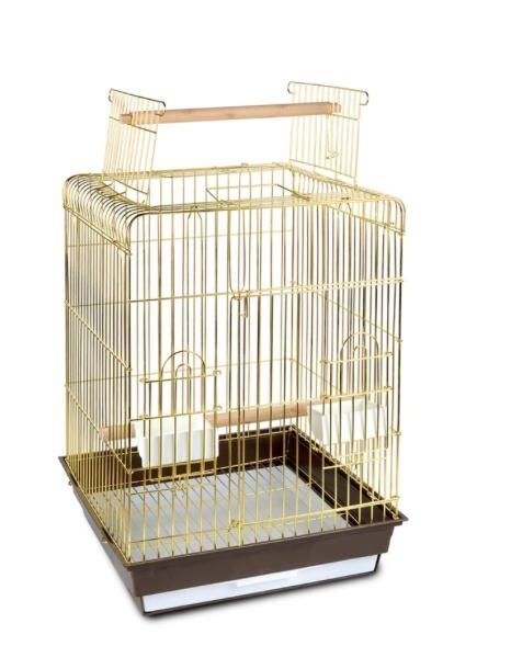 Продам,клетку для птиц позолоченная.