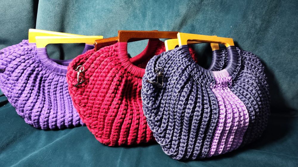 Қазақстанда қолмен тоқылған әйелдер сумкасы | Handmade