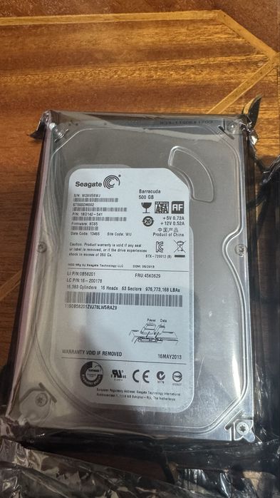 Seagate Barracuda 500 GB SATA 3.5”