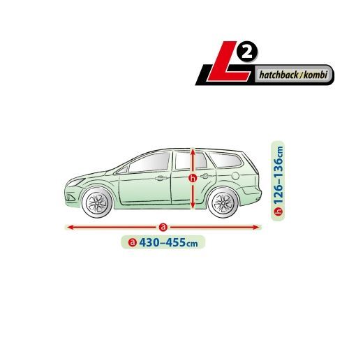 Prelata auto, husa exterioara Mobile Garage L2 Hatch/ Combi lungime 430-455 cm