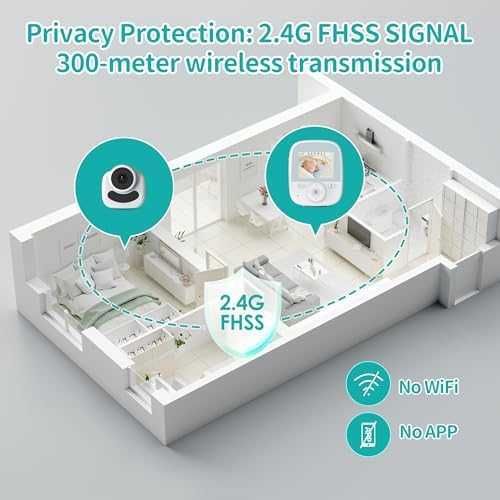 Бебефон 2.8" с камера, звук и нощно виждане