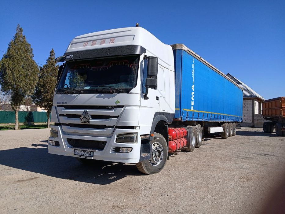 HOWO A6 + KRONE прицеп Сотилади