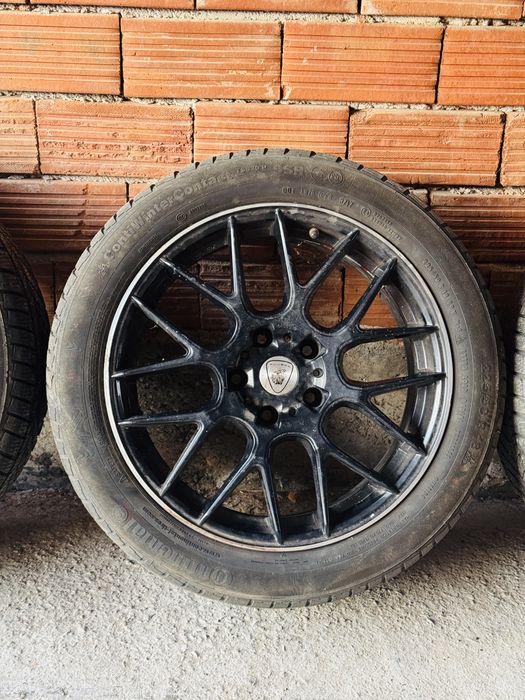 18 Алуминиеви джанти Aluett 5х120 за BMW с гуми Continental (Runflat)