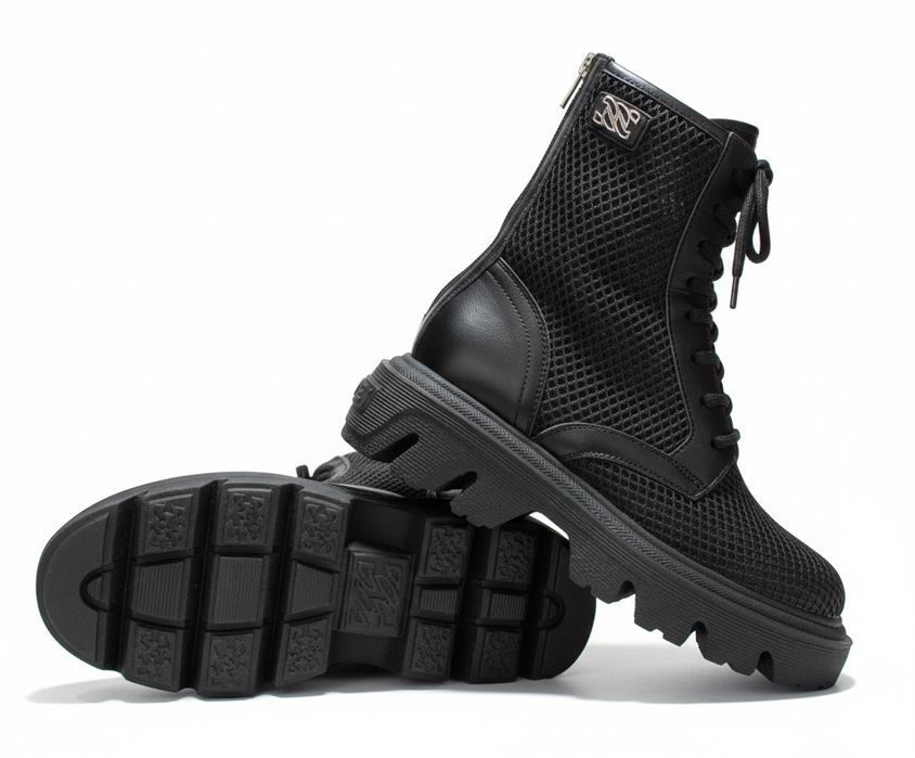 Ghete damă Casadei Generation – piele naturală, negre, mărimea 40