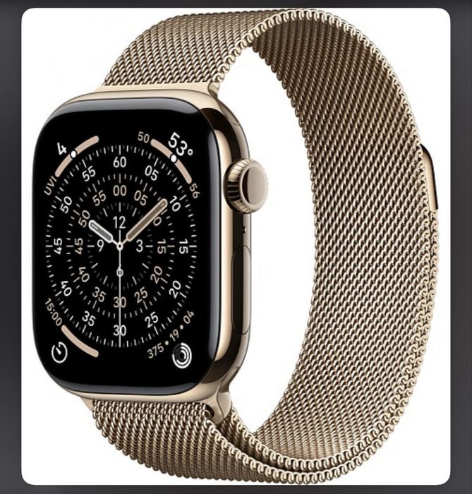 Apple Watch 11, 46mm, Titan, Milanese