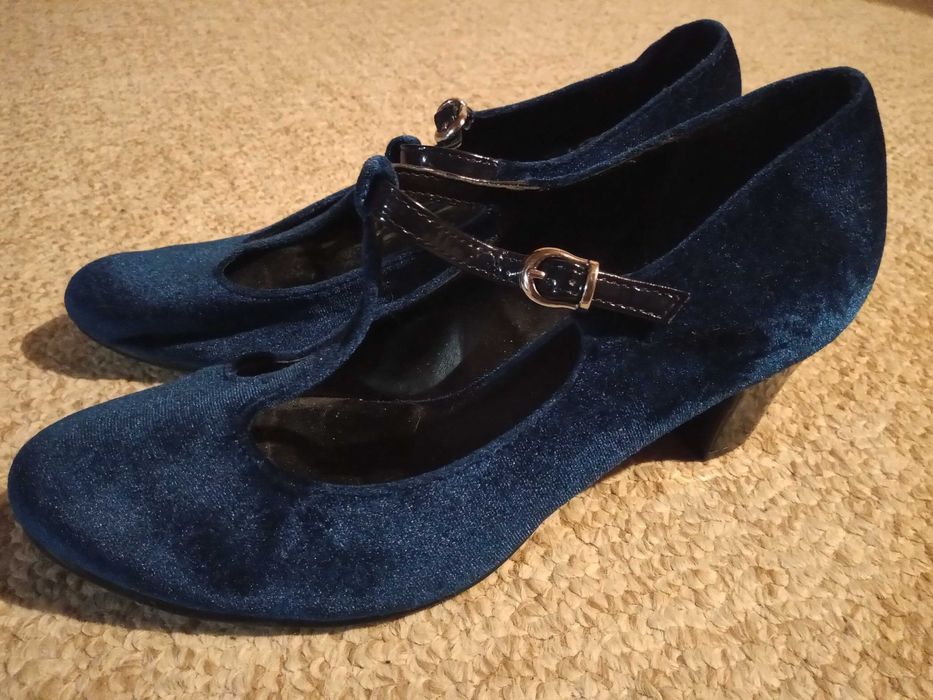 pantofi dama catifea