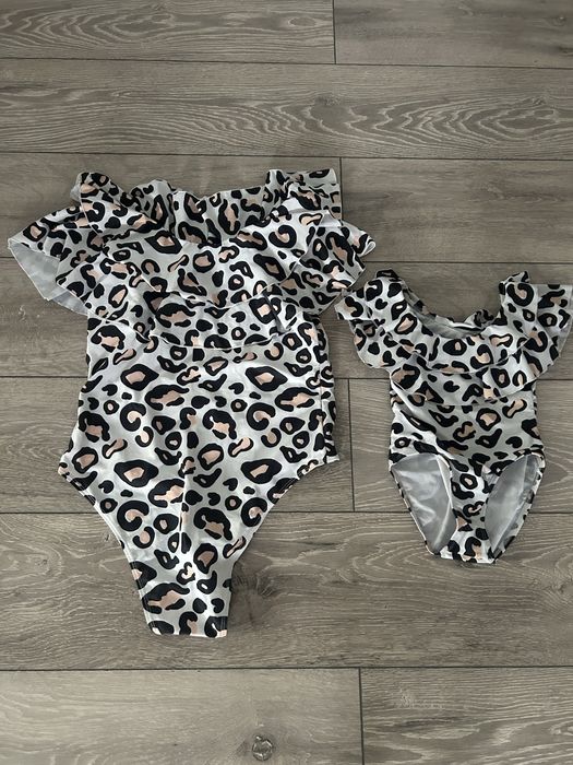 Costume de baie mama fiica marimea M mamica si de la 4 pana la 6 sniso