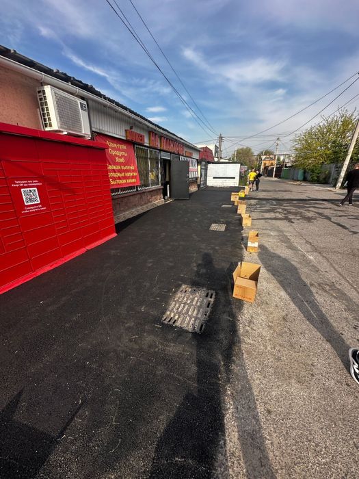 Асфальт . Асфальтирование . горячий асфальт