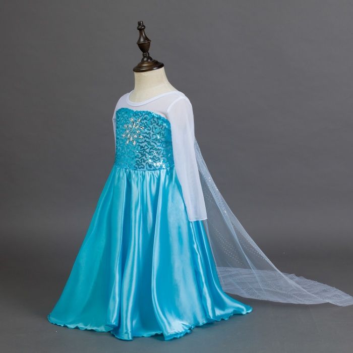Rochie rochita Elsa Frozen NOUA 4, 5.6 ani