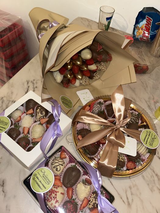 клубника в шоколаде