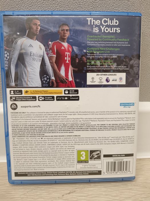 Игровой диск FC 26