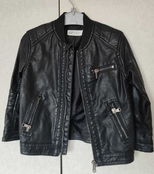 Кожено яке H&M, 2-3г