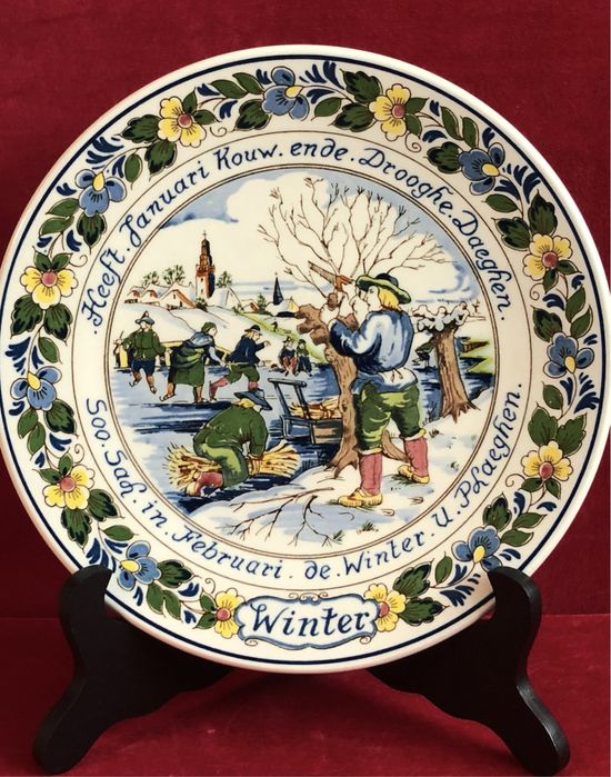 Колекционерски чинии за стена  -'Четири сезона "