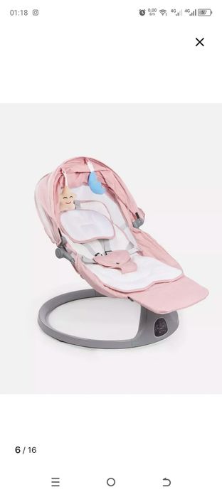 Качеля, электрокачеля для новорожденных, шезлонг