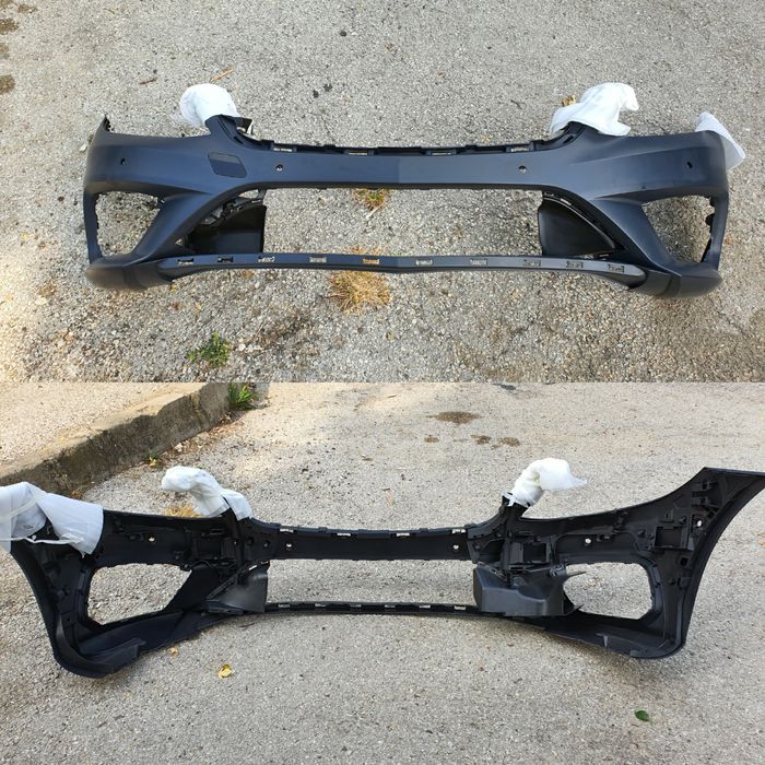 W222 предна броня лайсни решетка абсорбер греда държач спойлер основа