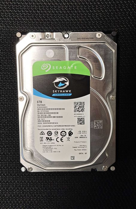 6TB HDD Seagate SkyHawk хард диск за видеонаблюдение