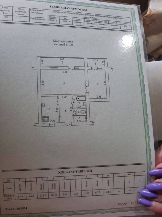 2х комнатная квартира