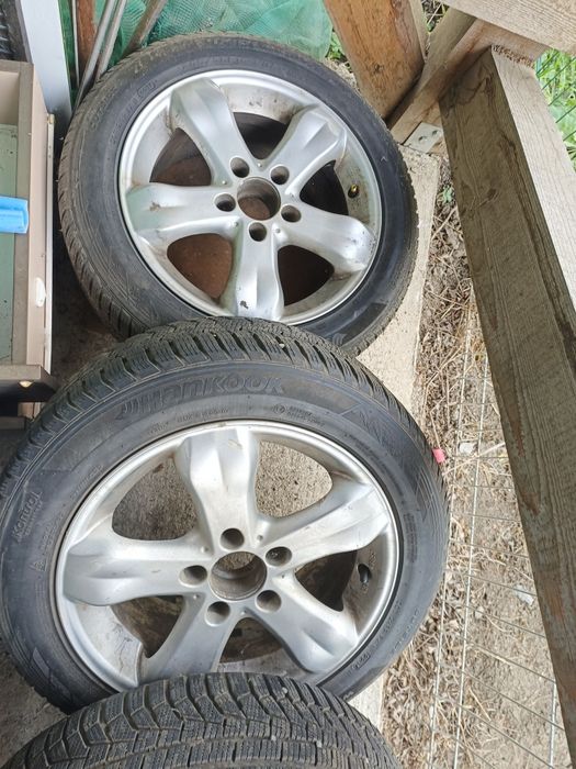 Jante Mercedes 5x112 cu cauciucuri de iarna 205/55/16