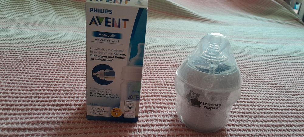 Biberoane noi, Philips și Tommee Tipee , 0 luni