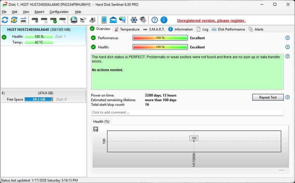 Hard Disk HGST Ultrastar 7K4000 3 TB 7200RPM 64MB SATA 6.0Gb/s 3.5"