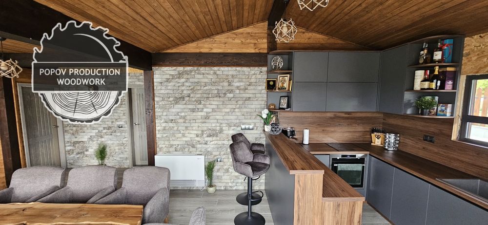 Дървена сглобяема къща