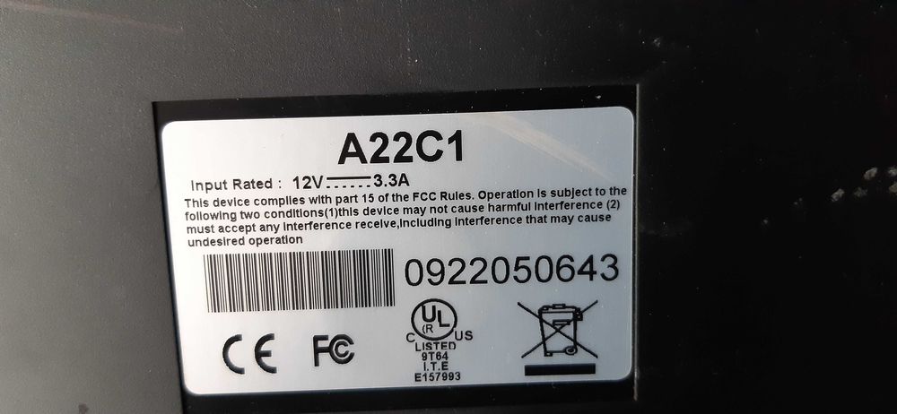 LCD Монитор 22 инча А22C1  за Компютър или Видеонаблюдение