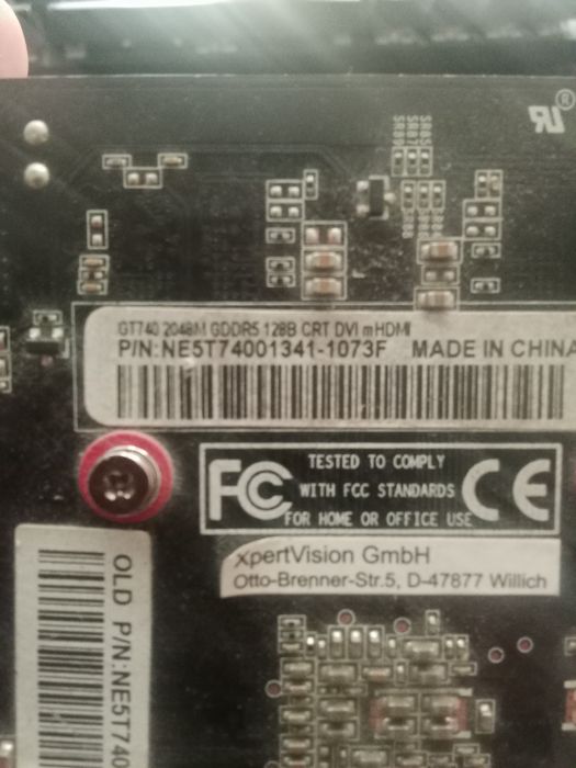Продаю видеокарту GT740