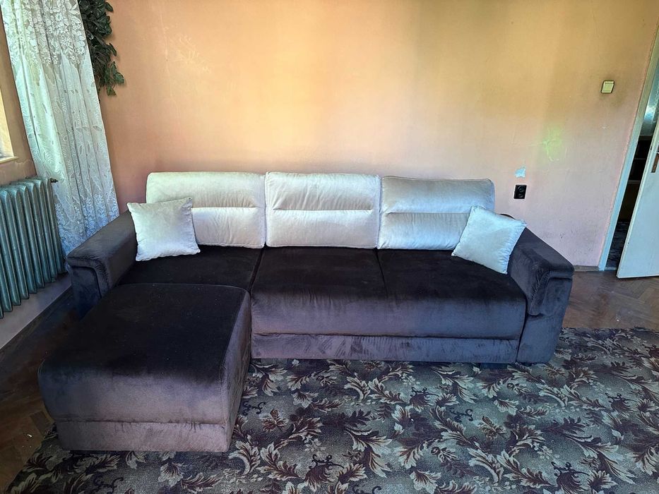 Ляв ъглов диван на МЕБЕЛИ ЯВОР модел ГАЛА ЛУКС гр. Плевен Широк център ...