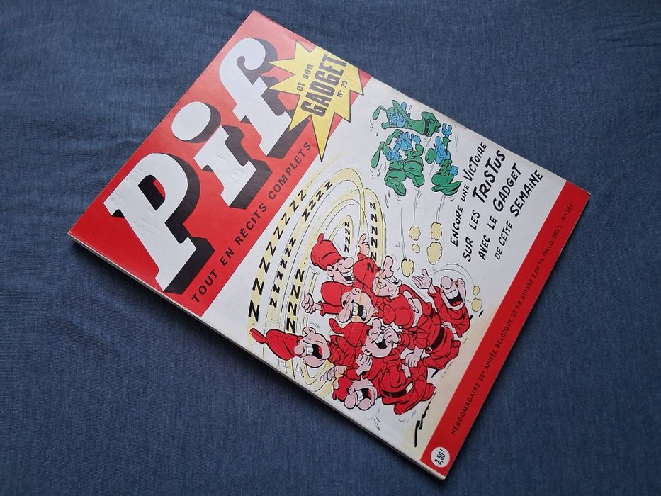 Старо Френско  Списание  PIF Gadjet 70 Брой Rahan / 1970 год.