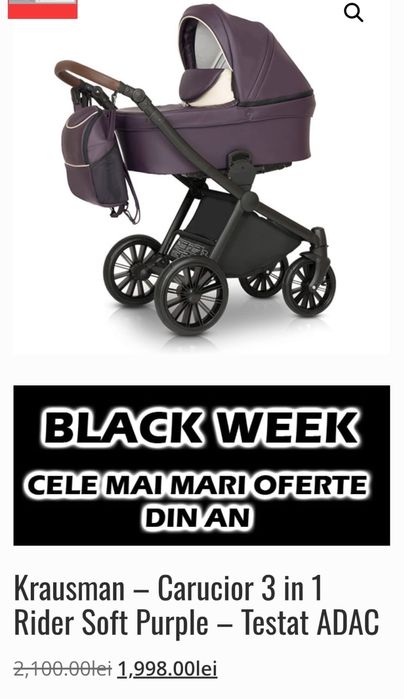 Vând cărucior Krausman