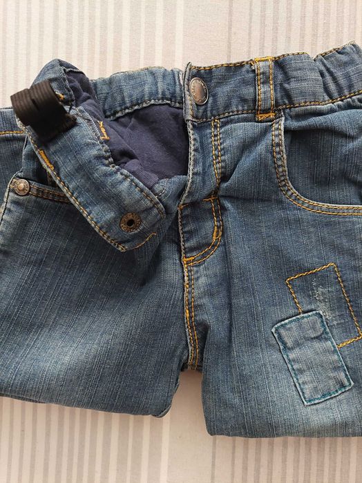 Дънки за момче-Zara и Boboli,9-12м.(80см),без забележки