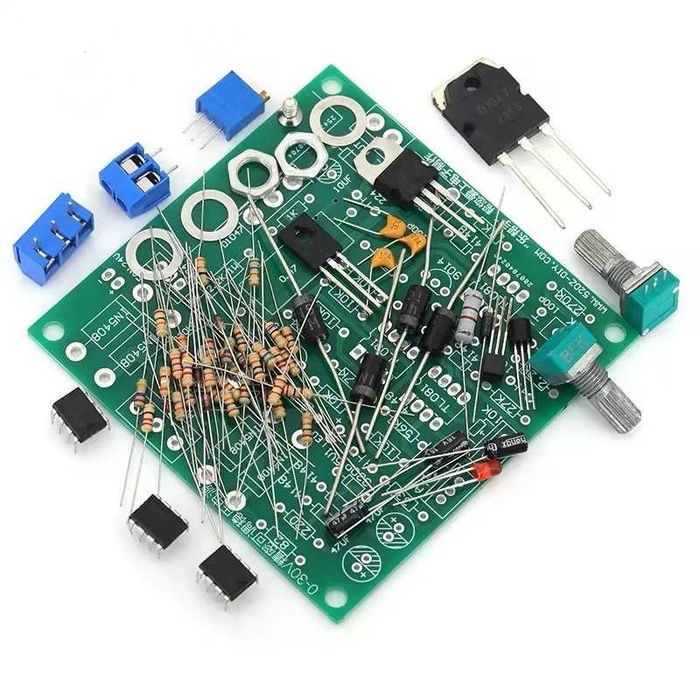 Kit sursa laborator stabilizata max 3A 30 V curent tensiune reglabile