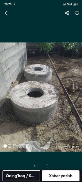 Urach kanalizatsiya ishlari ura oʻra