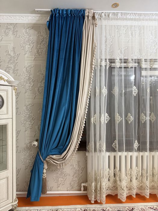 СРОЧНО! Шторы с тюлем для зала