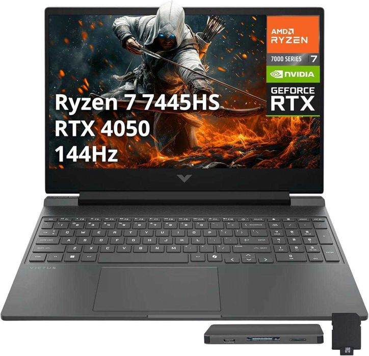 HP Victus 15-fb3093dx GAMING/Ryzen 7 7445HS/16GB D5/512GB/RTX4050 6GB