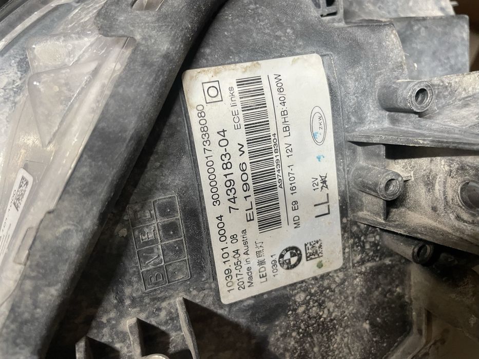 Продам фары на бмв 5 2016