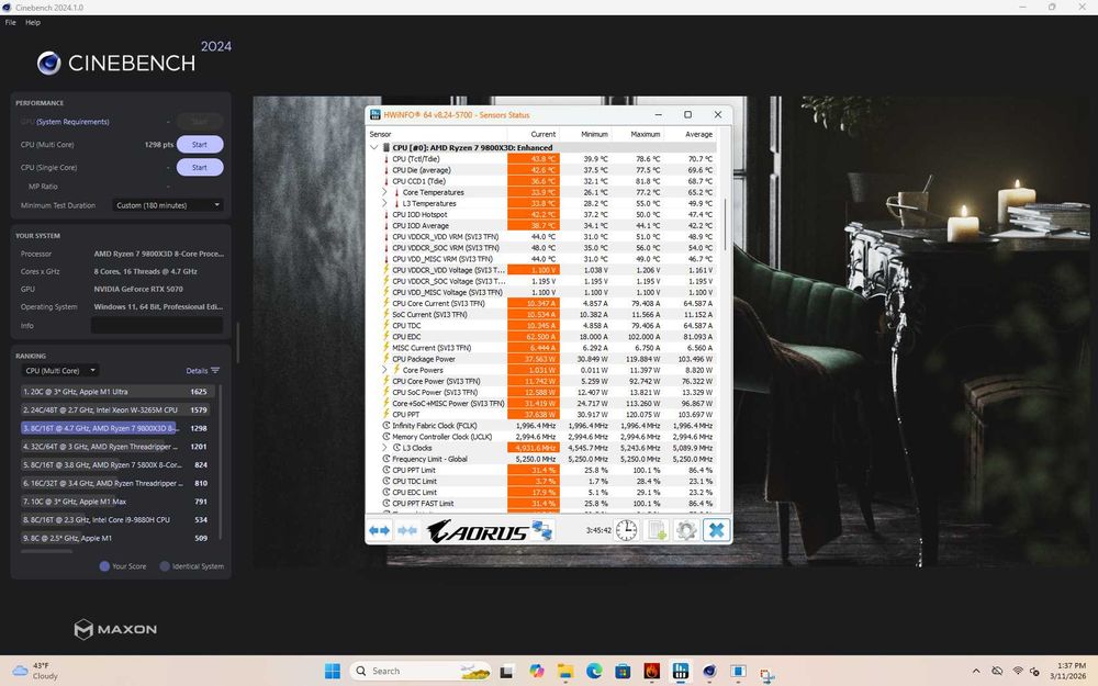 PC Gaming Ryzen 7 9800X3D RTX 5070 32GB RAM