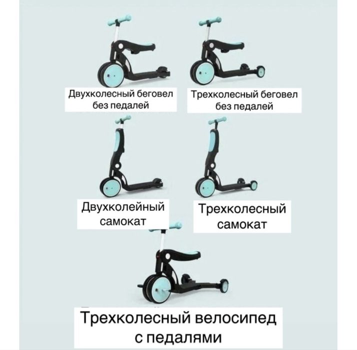 Самокат детский 3 в 1