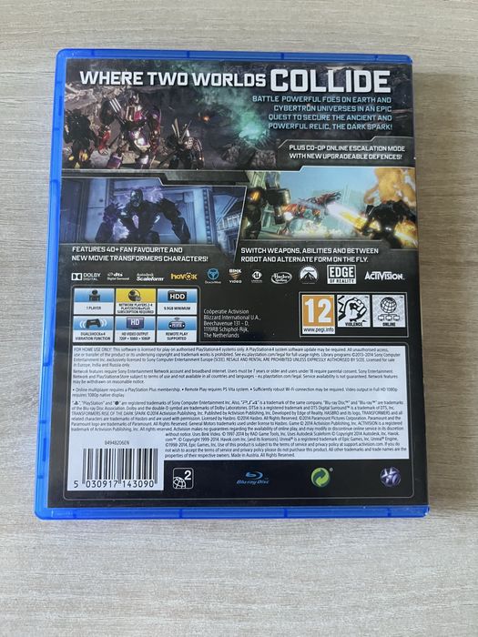 Pachet 3 Jocuri PS4 - Transformers, Mad Max, Infamous First Light