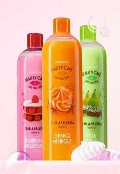 Гель для душа «Малиновый мильфей» Beauty Cafe