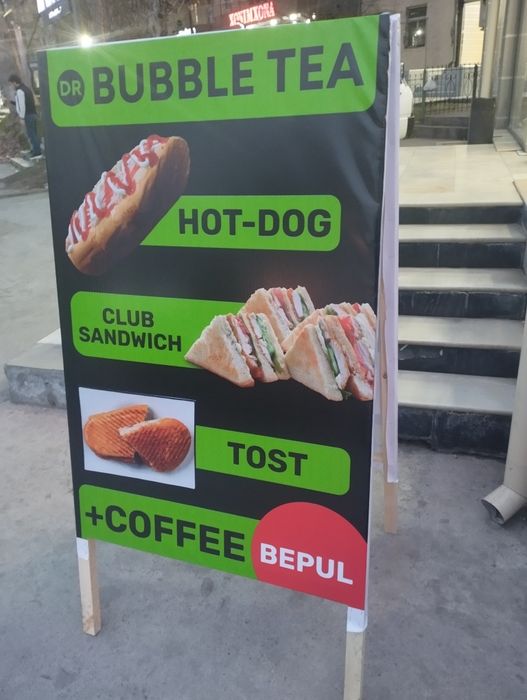 Реклама наружная Tashqi reklama бизда барча имконйатлар бор сиз учун.