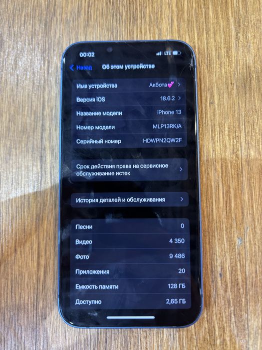 Iphone 13 128gbb