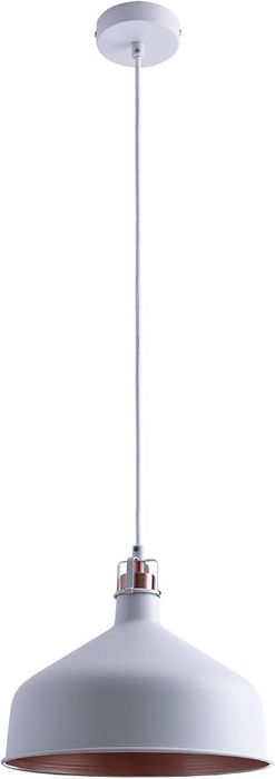 Lampă suspendată / Candelabru Paco Home „JAMES” (Alb & Cupru) – NOU