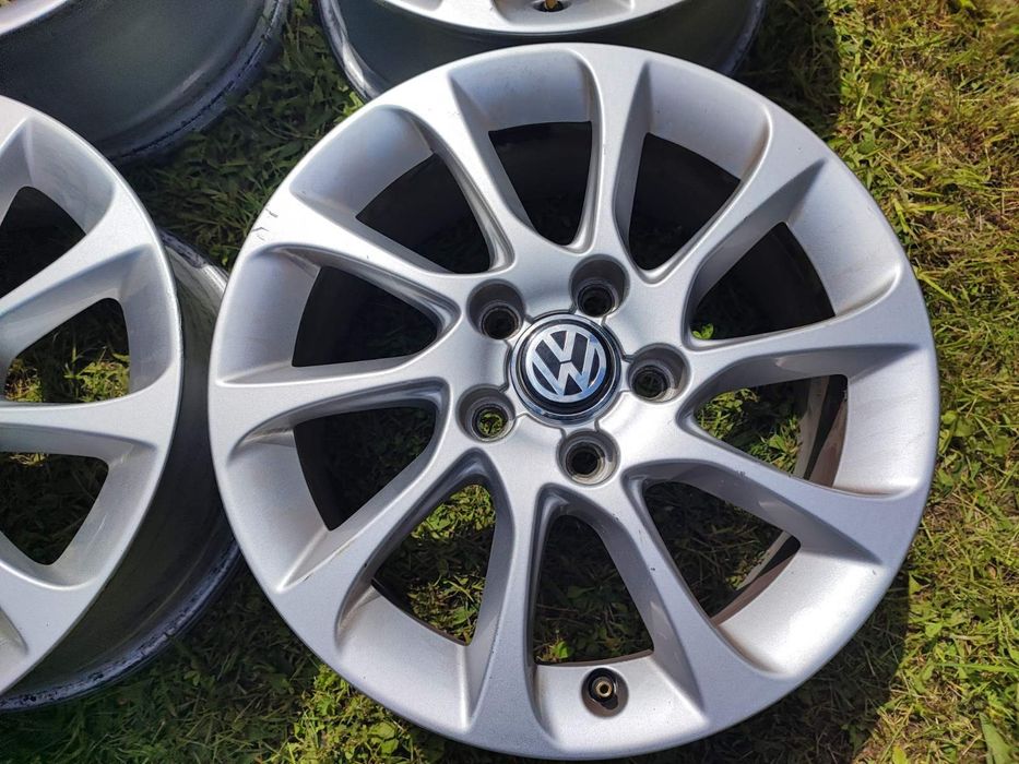 VW/Фолксваген; Audi/Ауди - 16 цола 5x112; 4 бр. оригинални лети джанти
