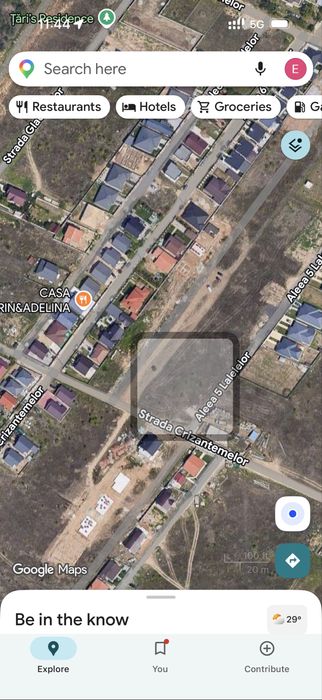 Proprietar – Teren de vânzare în zona Selgros (Malu Mare) 880 metri patrati