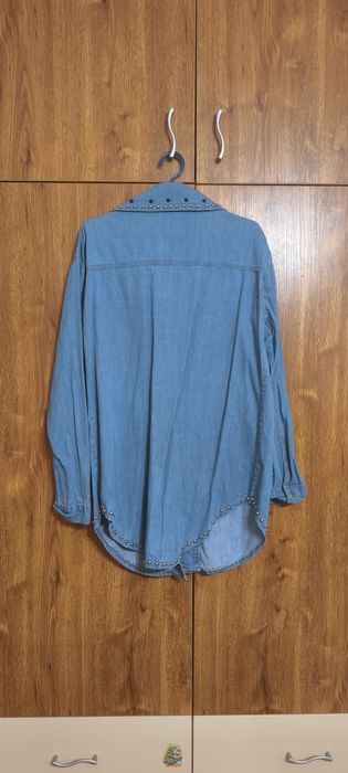 Дънкова риза с колан