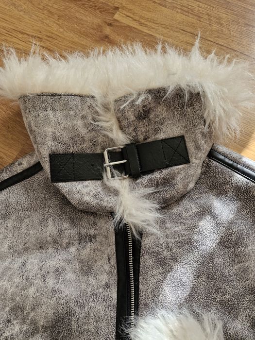 ново дамско палто с косъм