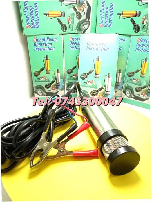 Pompa Submersibila Pentru Ulei 12v 37mm