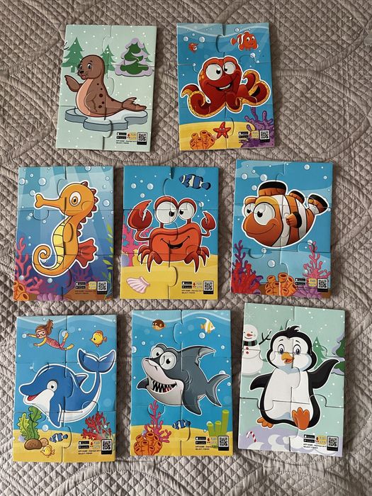 Дървени образователни играчки и пъзели