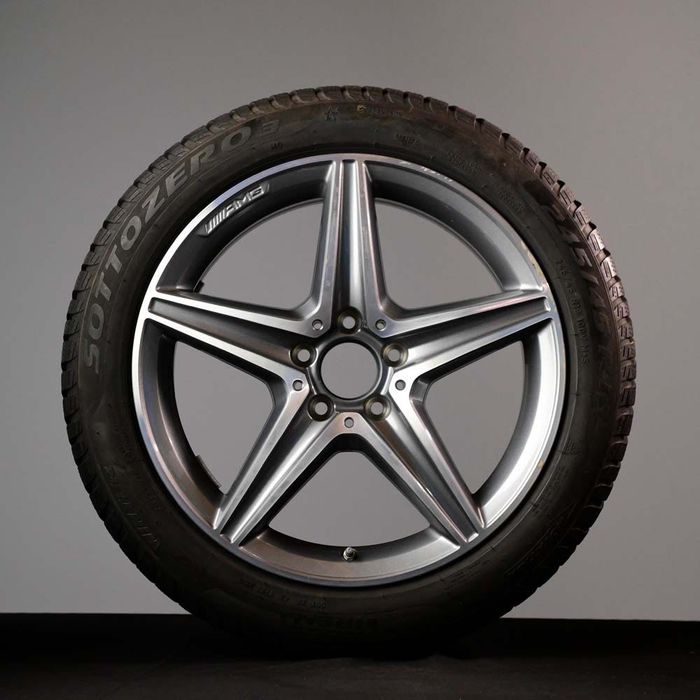 Комплект 4броя Pirelli Sottozero 3 245/45R18 100V DOT2920| Джанти AMG 8Jx18H2 ET43 A 2134011800 | Гуми и джанти